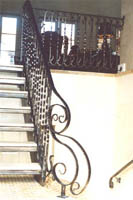 Railing end cap detail